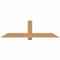 Ekena Millwork Eugene Smooth Timber Gable Bracket, Western Red Cedar, 72"W x 21"H x 3 1/2"D x 5 1/2"F, 7/12 Pitch GBW072X21X0406EUG00SWR - alternate 1